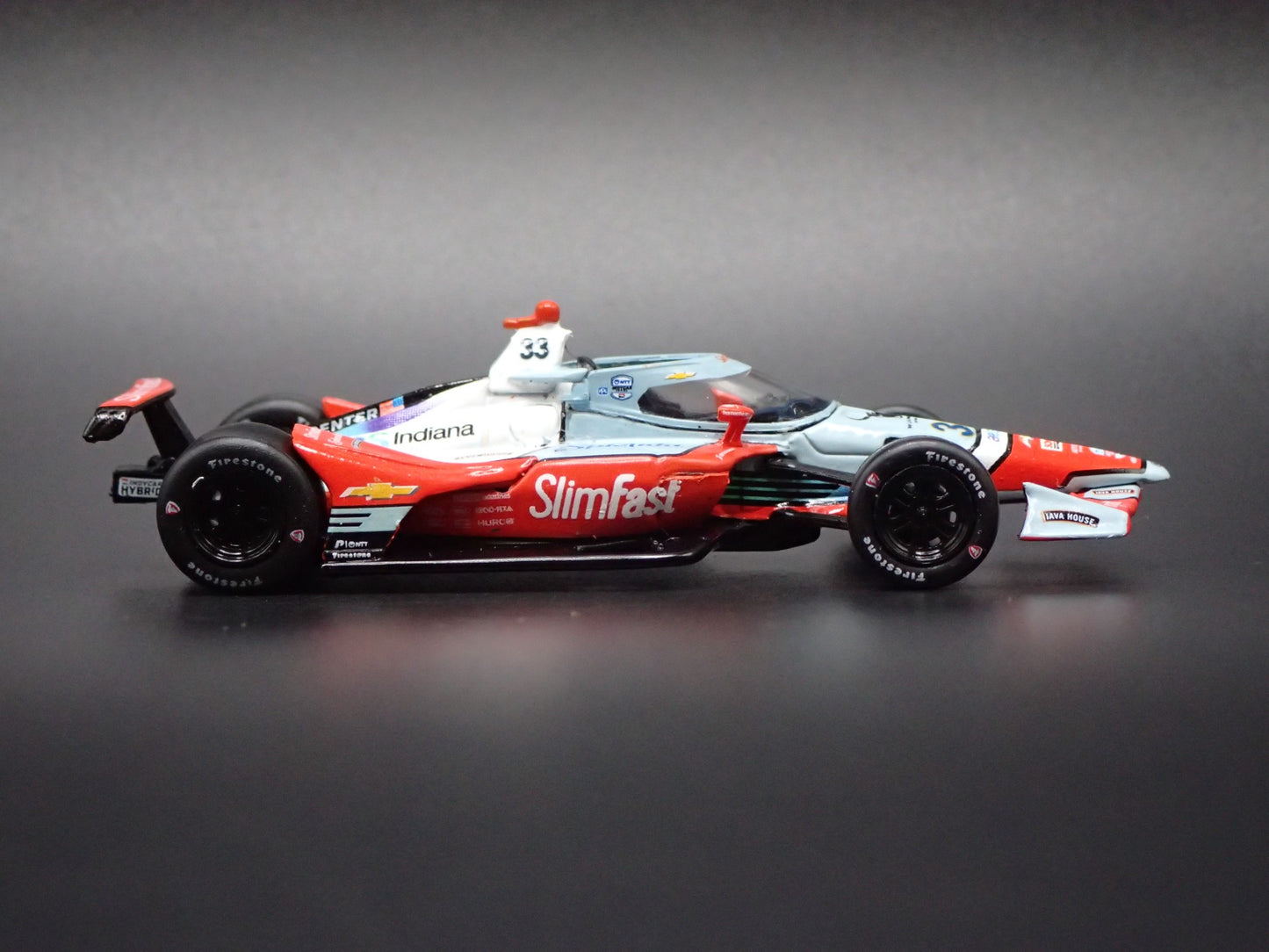 2026 26 INDY CAR CHEVY 33 ED CARPENTER SLIMFAST 1:64 SCALE DIECAST MODEL CAR