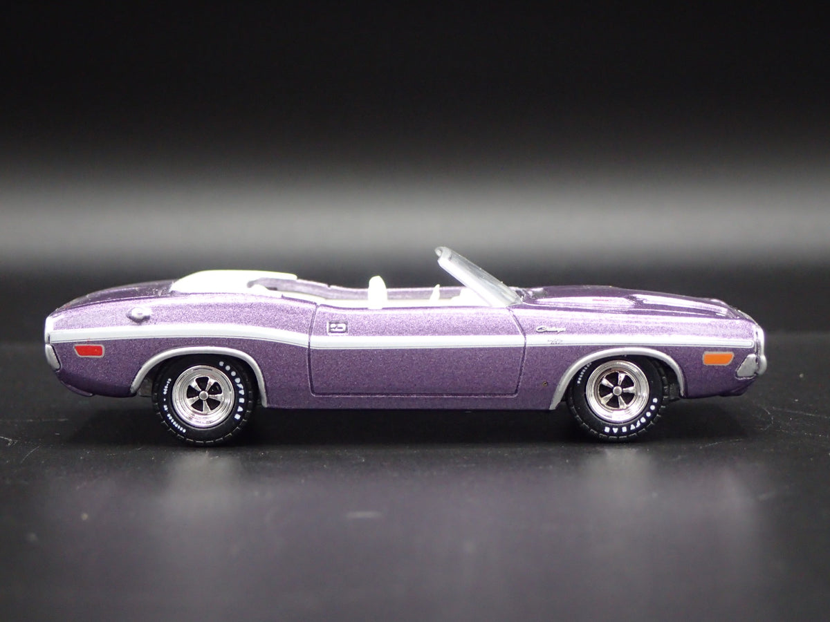 1970 70 DODGE CHALLENGER RT HEMI CONVERTIBLE RARE 1:64 SCALE DIECAST MODEL CAR-Burning Rubber Toy Company