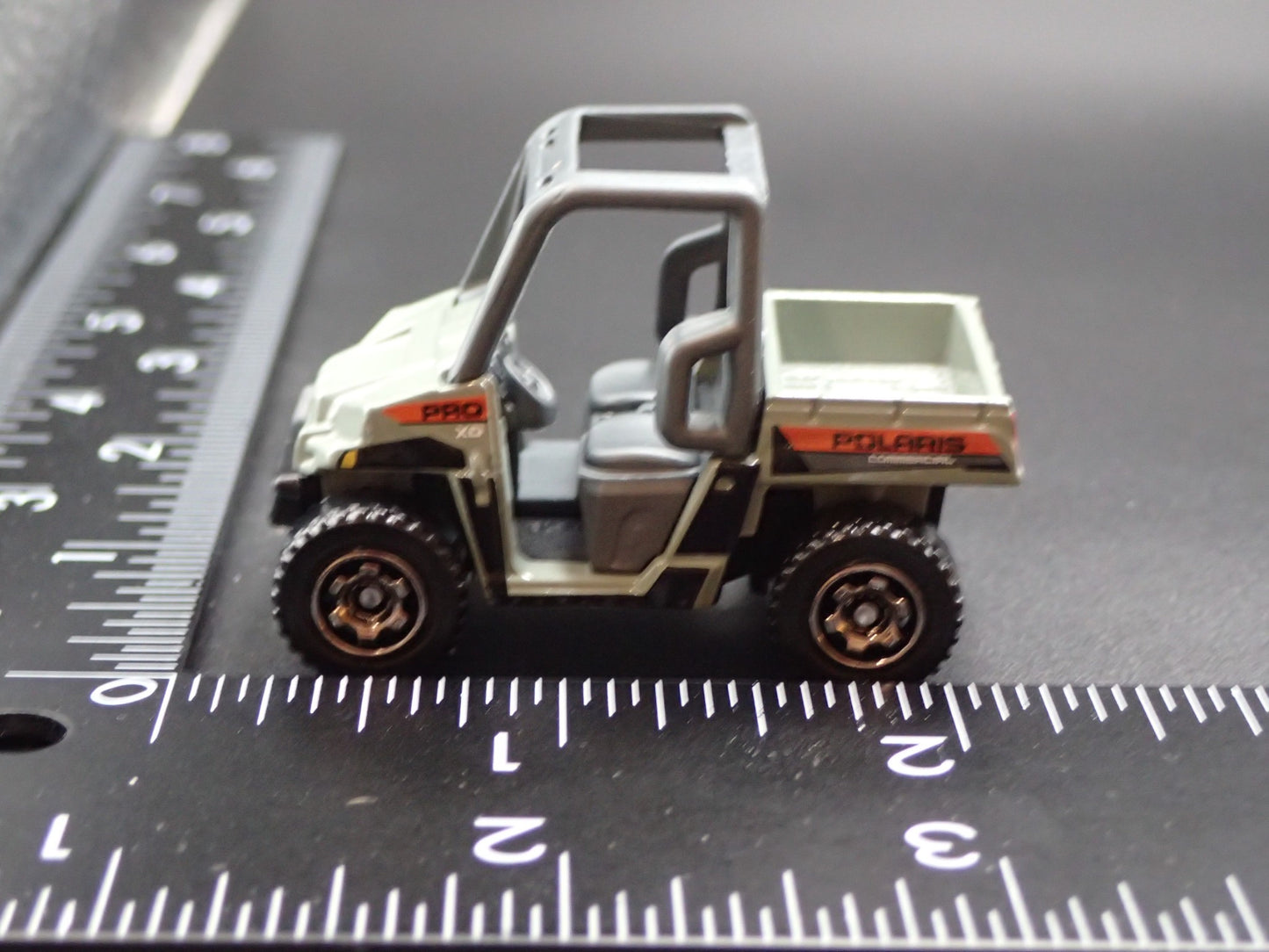 2023-2026 POLARIS RANGER EV OFF ROAD GRAY 1/64 SCALE DIORAMA DIECAST MODEL CAR