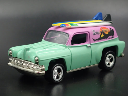 1954 54 CHEVY CHEVROLET PANEL TRUCK SURF 1:64 SCALE DIORAMA DIECAST MODEL CAR