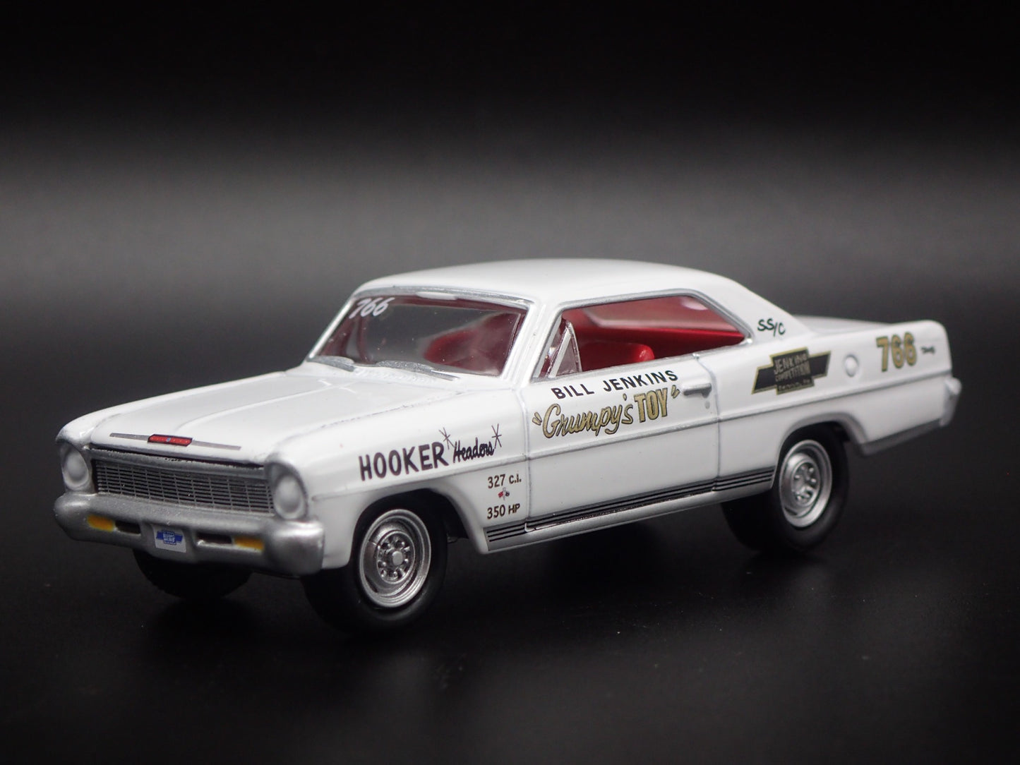 1966 CHEVY CHEVROLET NOVA BILL JENKINS GRUMPYS TOY  1:64 SCALE DIECAST MODEL CAR