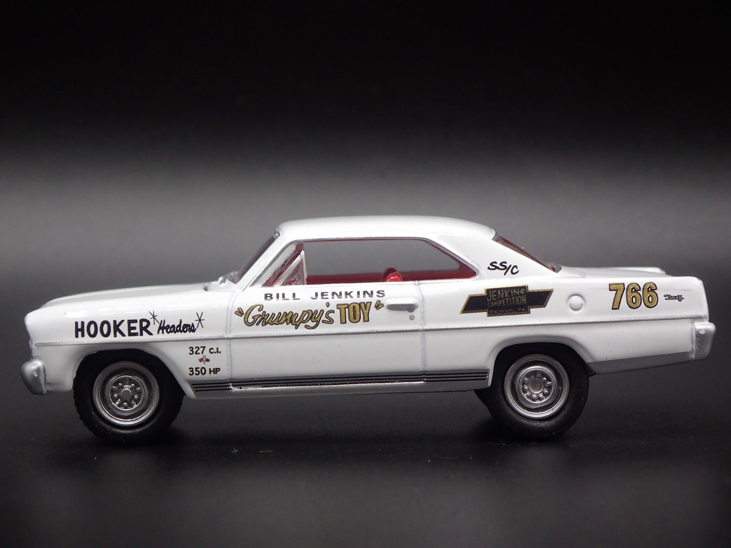 1966 CHEVY CHEVROLET NOVA BILL JENKINS GRUMPYS TOY  1:64 SCALE DIECAST MODEL CAR