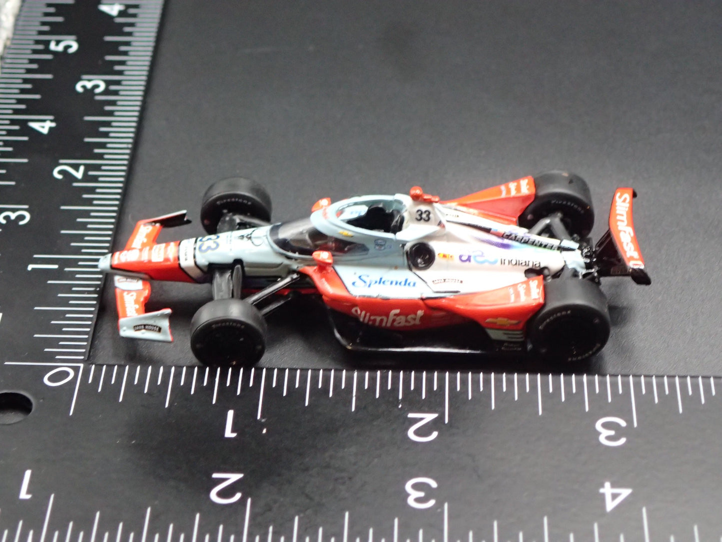 2026 26 INDY CAR CHEVY 33 ED CARPENTER SLIMFAST 1:64 SCALE DIECAST MODEL CAR