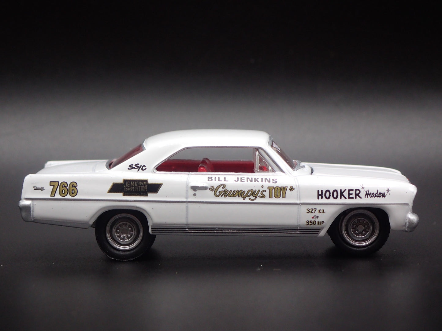 1966 CHEVY CHEVROLET NOVA BILL JENKINS GRUMPYS TOY  1:64 SCALE DIECAST MODEL CAR