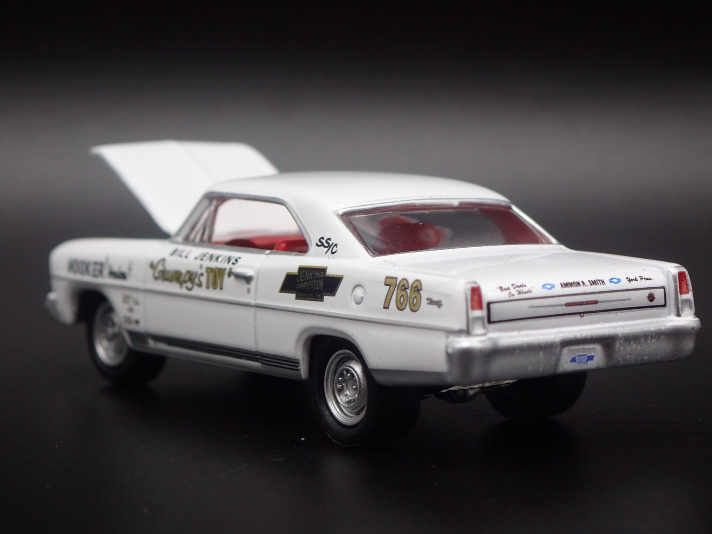 1966 CHEVY CHEVROLET NOVA BILL JENKINS GRUMPYS TOY  1:64 SCALE DIECAST MODEL CAR