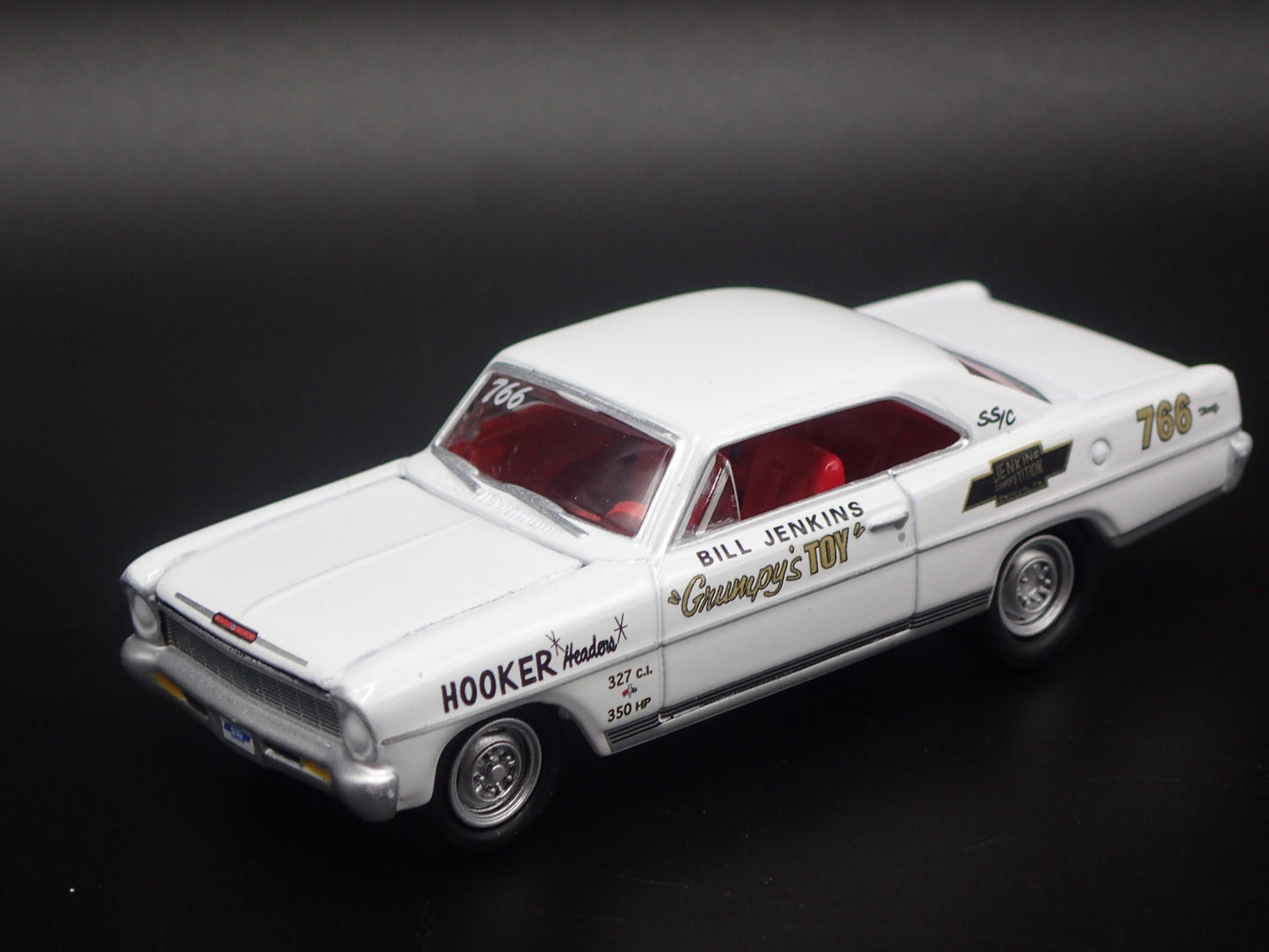 1966 CHEVY CHEVROLET NOVA BILL JENKINS GRUMPYS TOY  1:64 SCALE DIECAST MODEL CAR