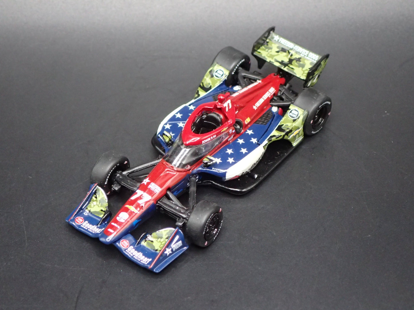 2026 26 INDY CAR CHEVY 77 STING RAY ROBB GOODHEART 1:64 SCALE DIECAST MODEL CAR