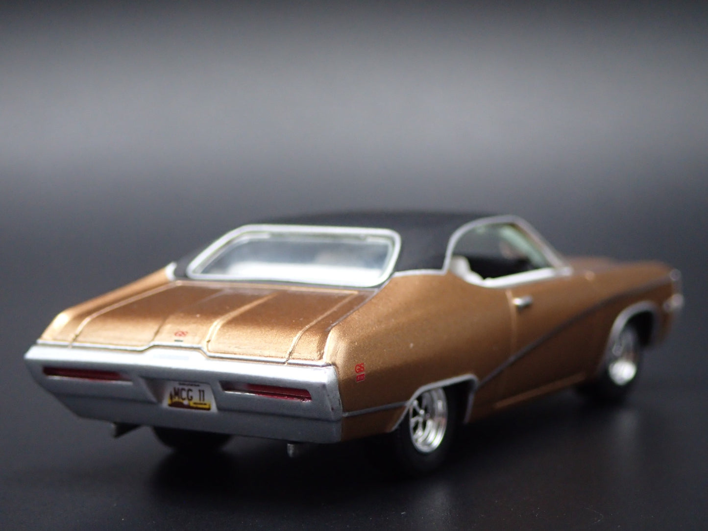 1969 69 BUICK GS 350 GOLD RARE 1/64 SCALE COLLECTIBLE DIORAMA DIECAST MODEL CAR