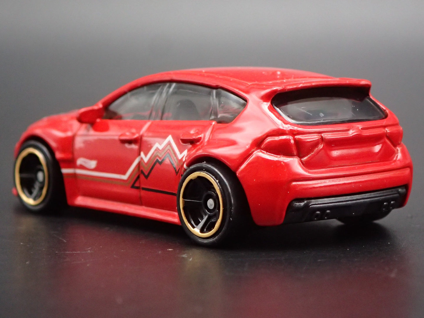 2007-2014 SUBARU WRX STI RED 1:64 SCALE COLLECTIBLE DIORAMA DIECAST MODEL CAR