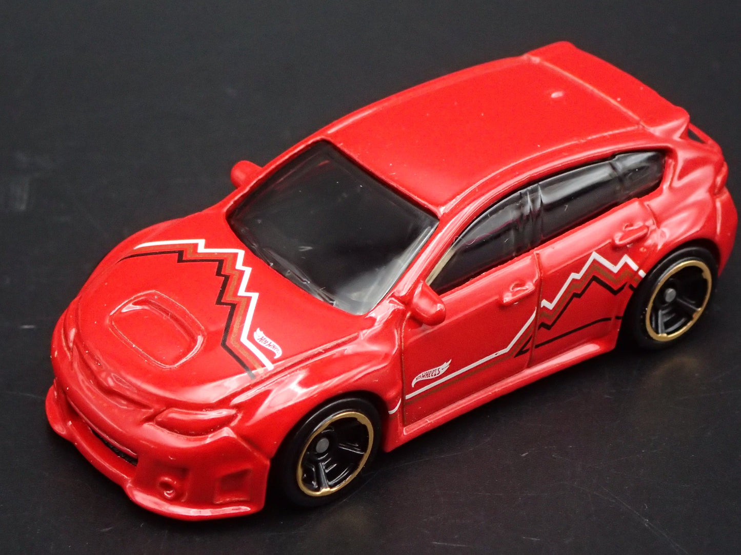 2007-2014 SUBARU WRX STI RED 1:64 SCALE COLLECTIBLE DIORAMA DIECAST MODEL CAR