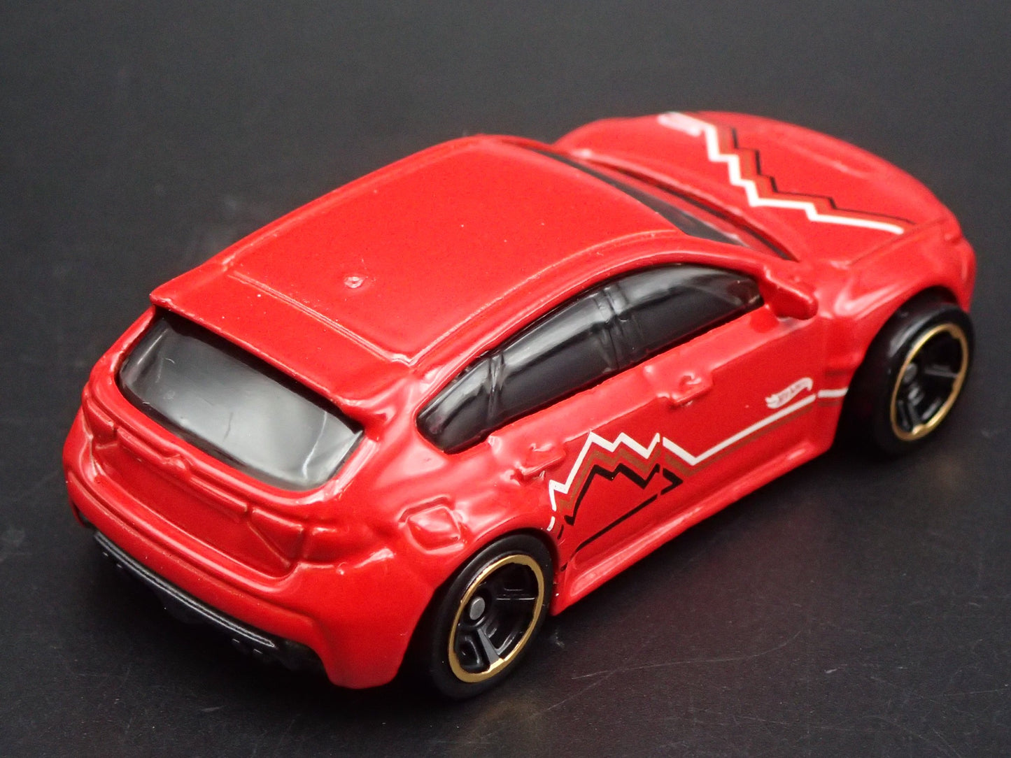 2007-2014 SUBARU WRX STI RED 1:64 SCALE COLLECTIBLE DIORAMA DIECAST MODEL CAR