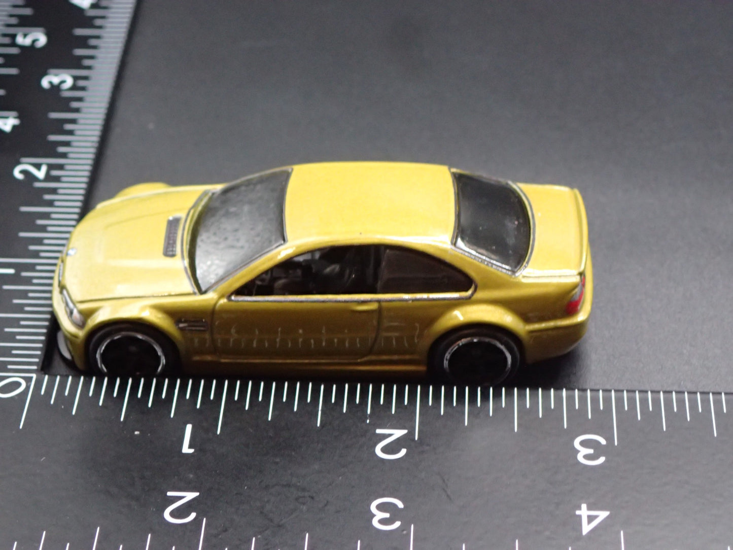 1999-2005 BMW 3 SERIES M3 E46 COUPE GLD 1:64 SCALE COLLECTIBLE DIECAST MODEL CAR
