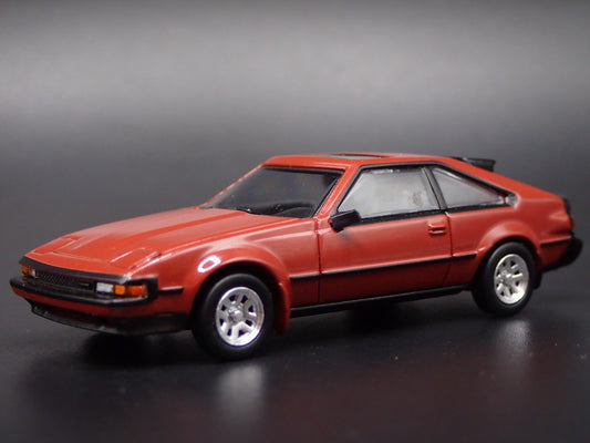 1982-1986 TOYOTA CELICA SUPRA XX TERRACOTTA 1/64 SCALE DIORAMA DIECAST MODEL CAR