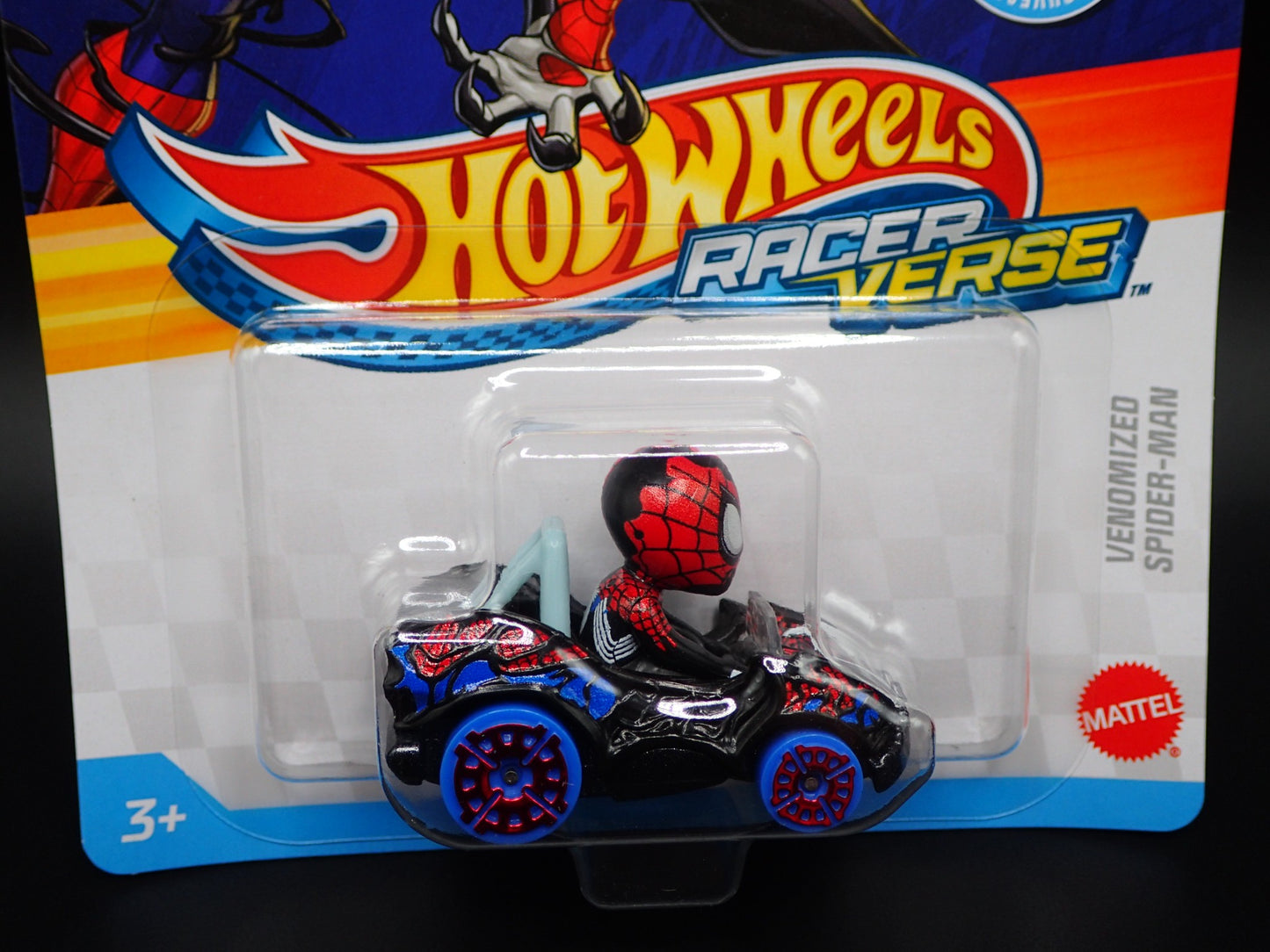 2025 HOT WHEELS RACER VERSE VENOMIZED SPIDER MAN MARVEL