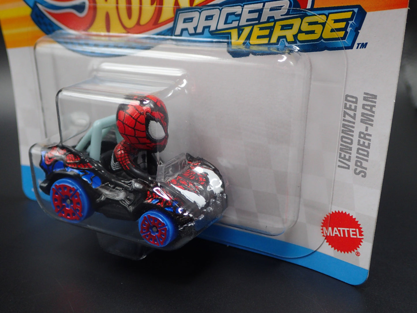 2025 HOT WHEELS RACER VERSE VENOMIZED SPIDER MAN MARVEL