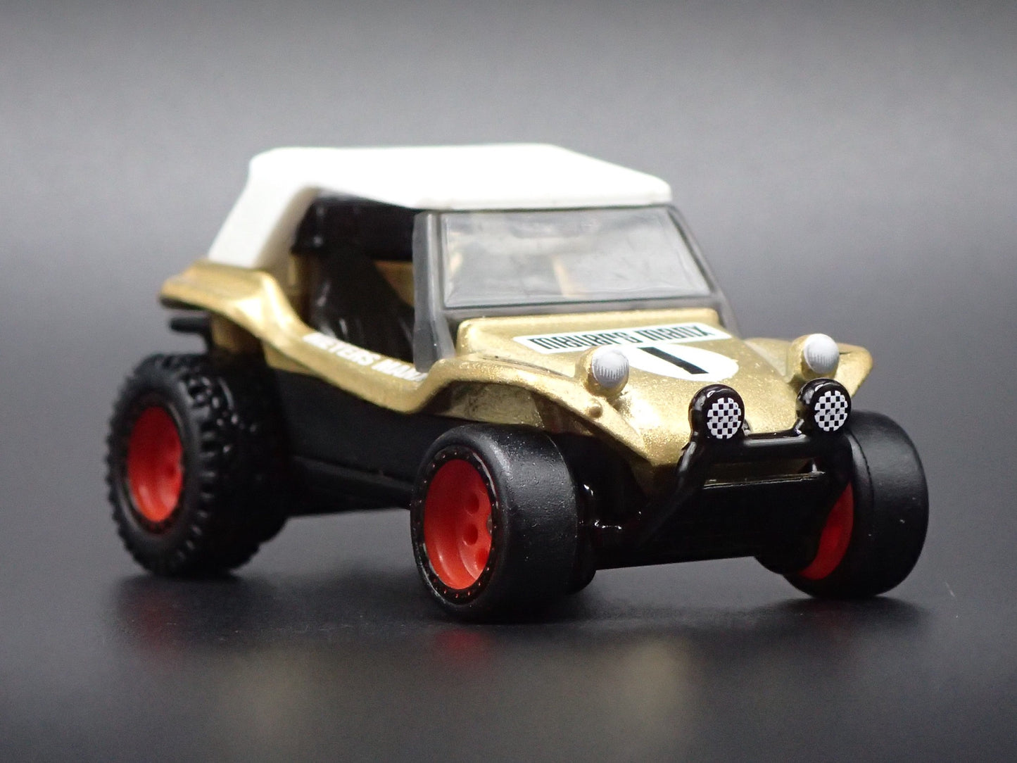 1965-1971 VW VOLKSWAGEN MEYERS MANX BUGGY GOLD 1:64 SCALE DIECAST MODEL CAR