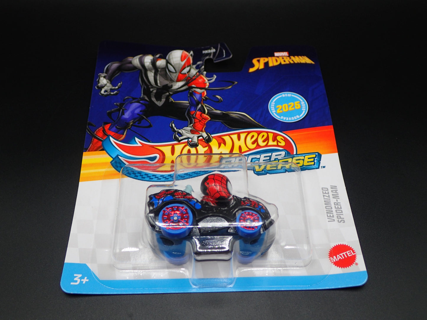 2025 HOT WHEELS RACER VERSE VENOMIZED SPIDER MAN MARVEL