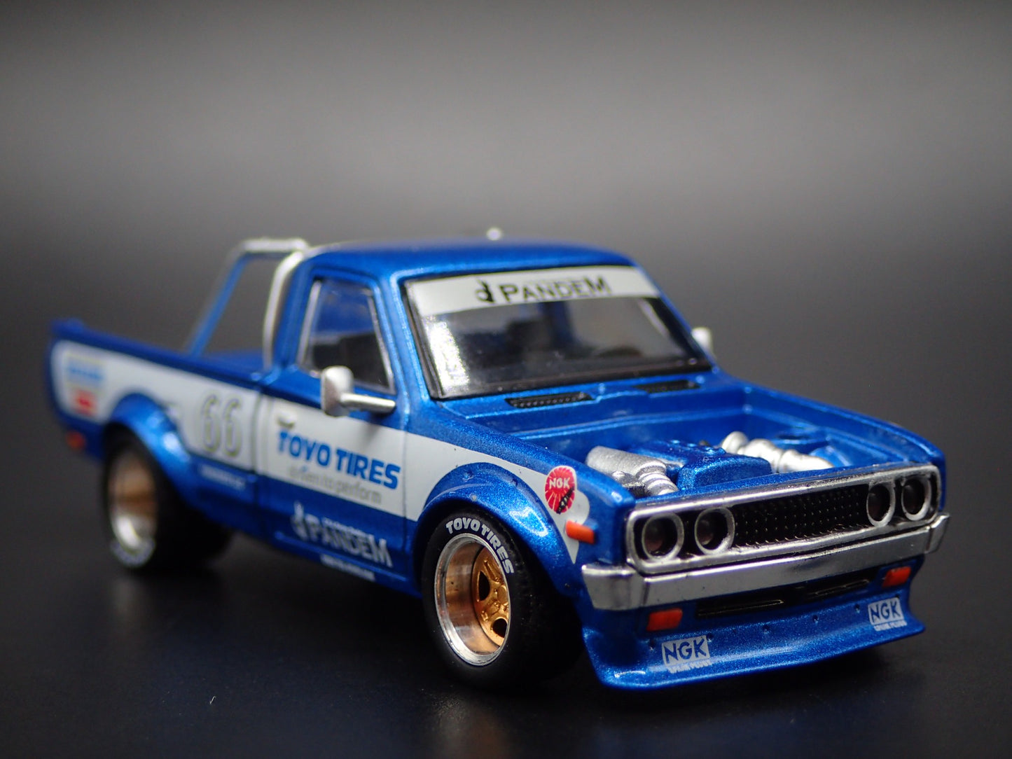 1973-1979 DATSUN 620 PICKUP TRUCK JDM PANDEM TOYO 1:64 SCALE DIECAST MODEL CAR