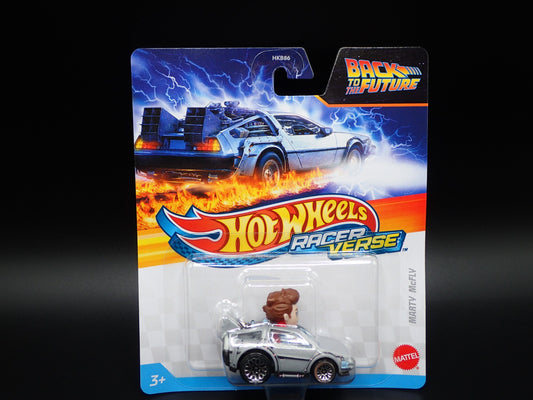 2025 HOT WHEELS RACER VERSE MARTY MCFLY BACK TO THE FUTURE
