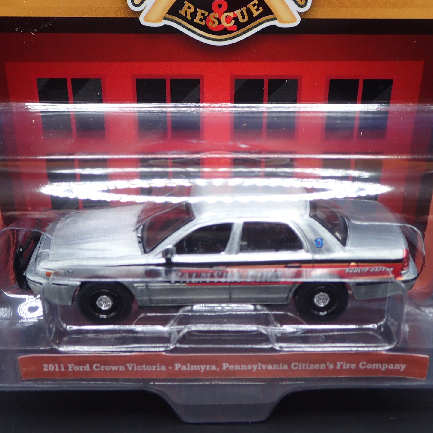 2011 FORD CROWN VICTORIA PALMYRA PA FIRE FIRE RESCUE 5 RAW GREEN MACHINE CHASE