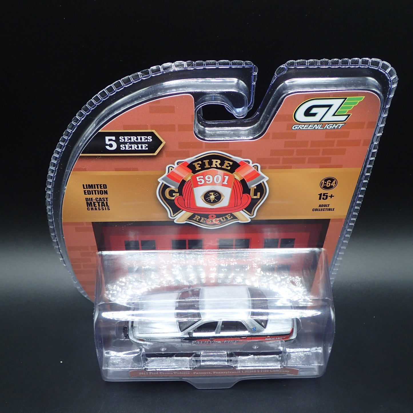 2011 FORD CROWN VICTORIA PALMYRA PA FIRE FIRE RESCUE 5 RAW GREEN MACHINE CHASE