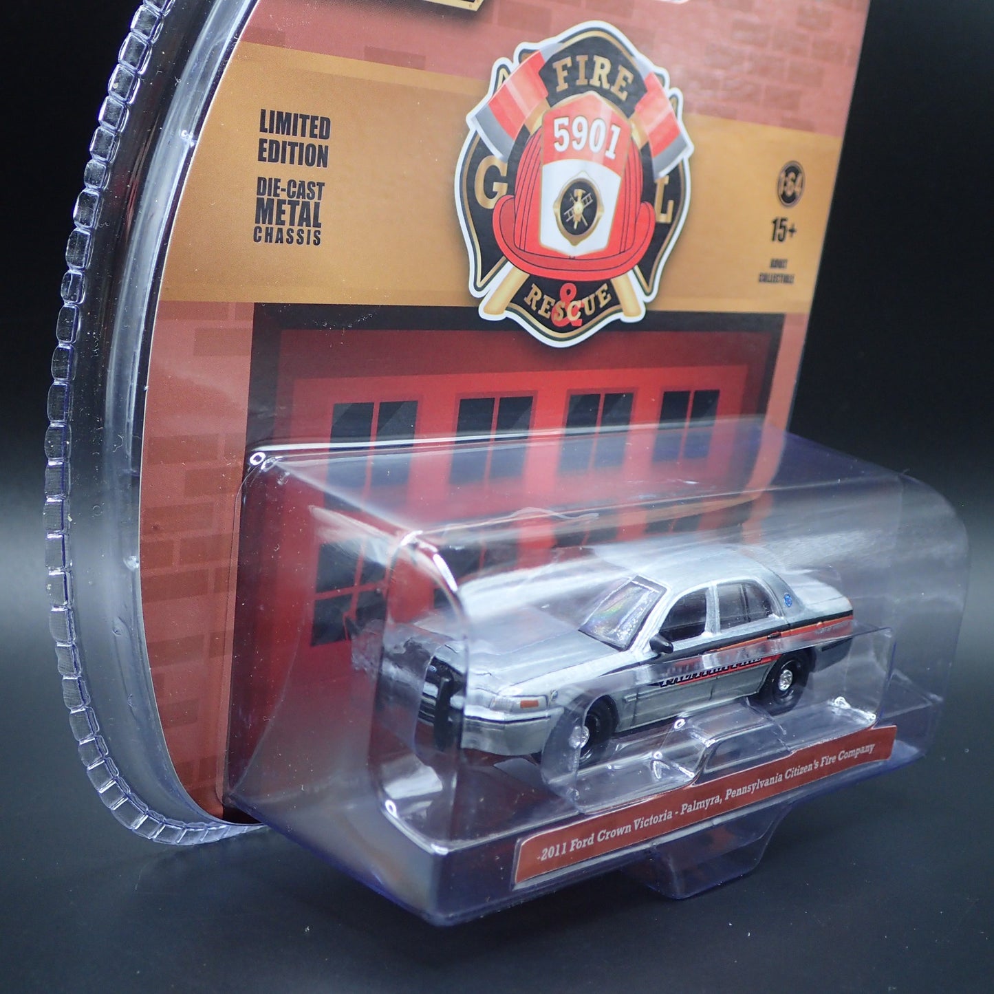 2011 FORD CROWN VICTORIA PALMYRA PA FIRE FIRE RESCUE 5 RAW GREEN MACHINE CHASE