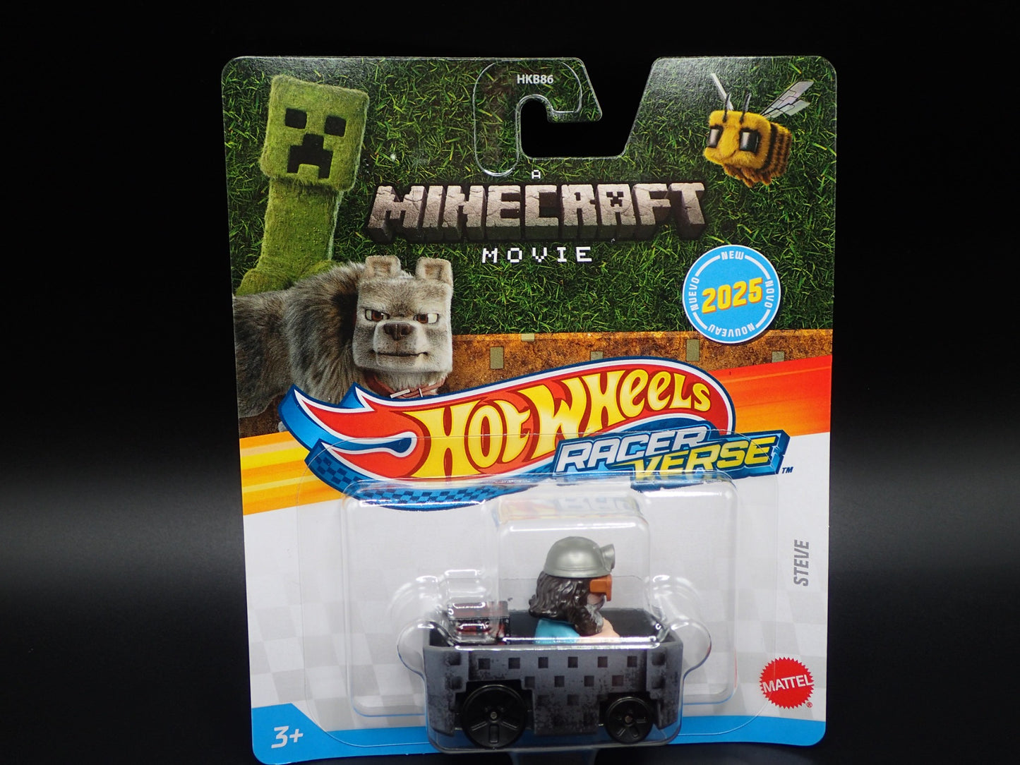 2025 HOT WHEELS RACER VERSE STEVE A MINECRAFT MOVIE