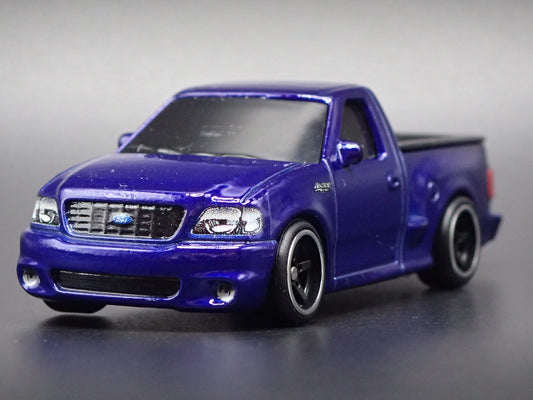 1999-2004 FORD SVT F150 LIGHTNING PICKUP TRUCK BLUE 1:64 SCALE DIECAST MODEL CAR