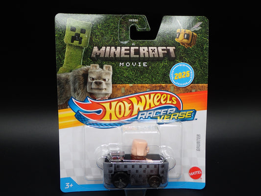2025 HOT WHEELS RACER VERSE GRUNTER A MINECRAFT MOVIE
