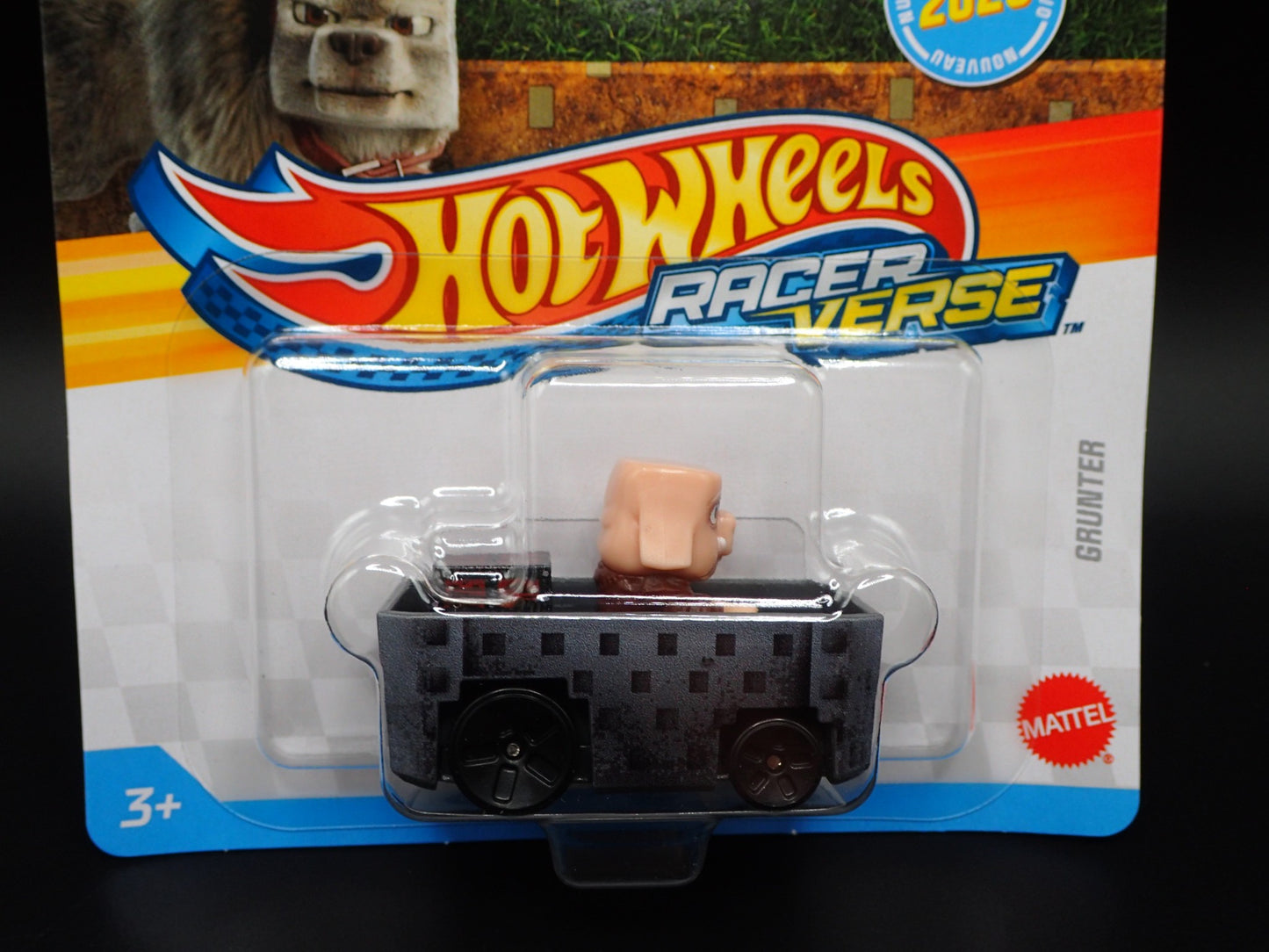 2025 HOT WHEELS RACER VERSE GRUNTER A MINECRAFT MOVIE