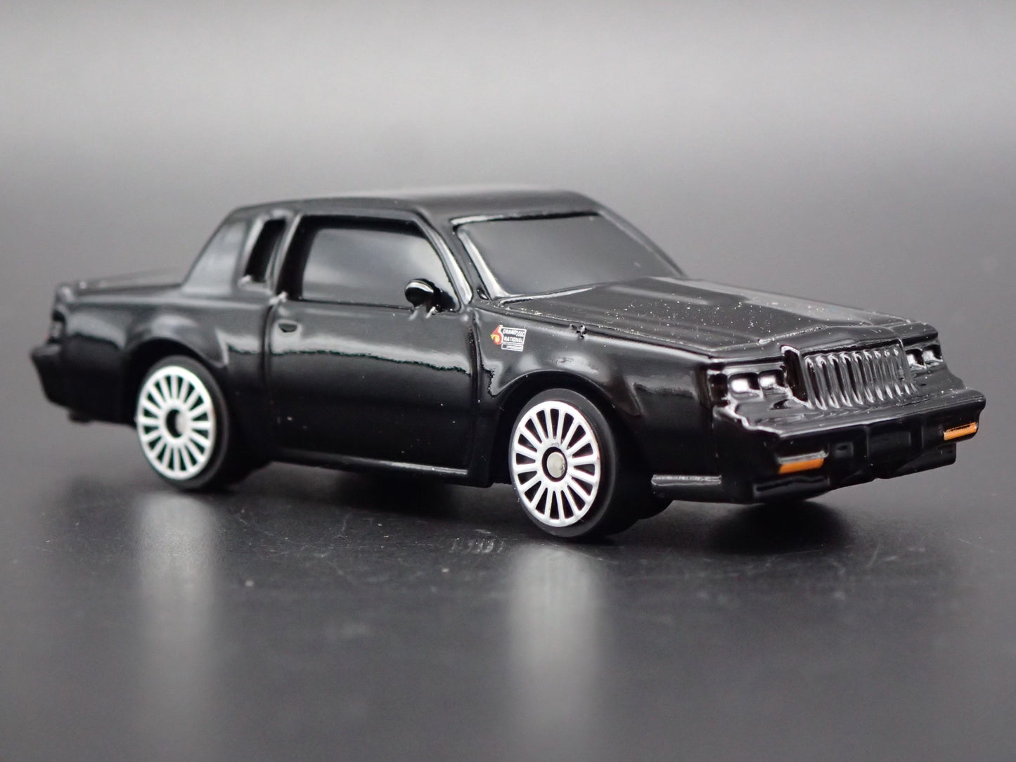 1987 87 BUICK GRAND NATIONAL GNX BLACK 1:64 SCALE DIORAMA DIECAST MODEL CAR