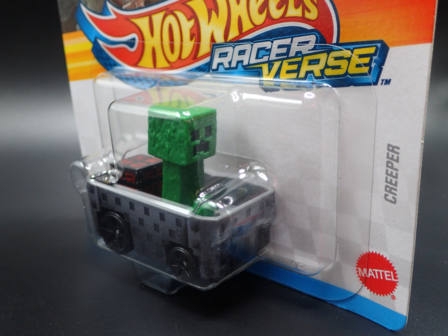 2025 HOT WHEELS RACER VERSE CREEPER A MINECRAFT MOVIE