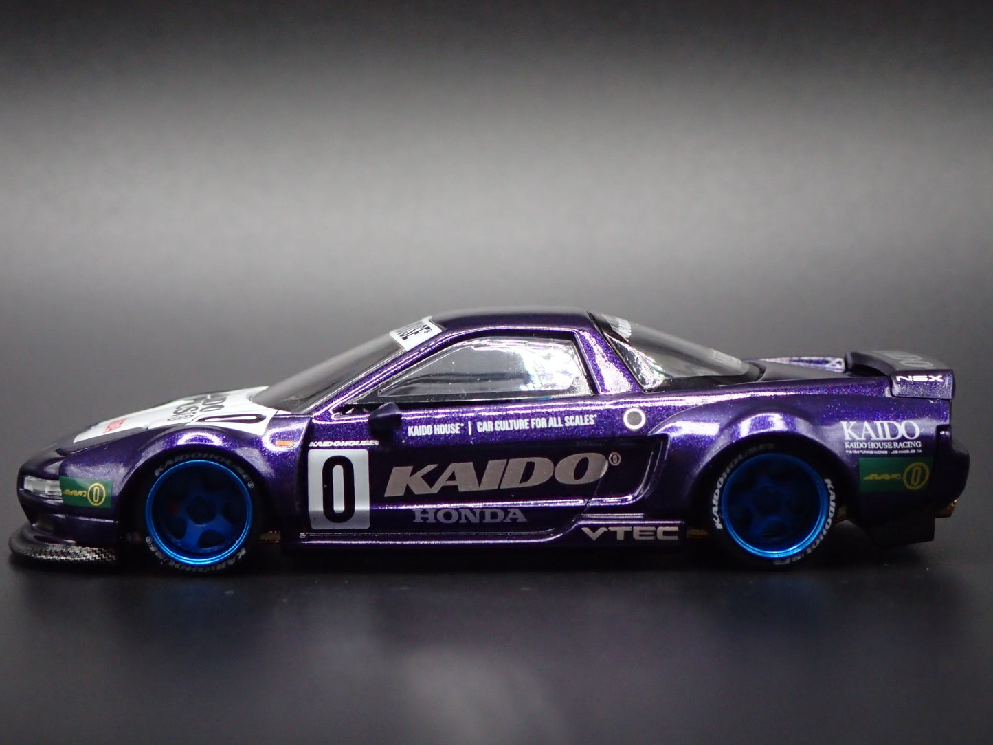 HONDA NSX KAIDO HOUSE RACING V2 PURPLE 1:64 SCALE COLLECTIBLE DIECAST MODEL CAR