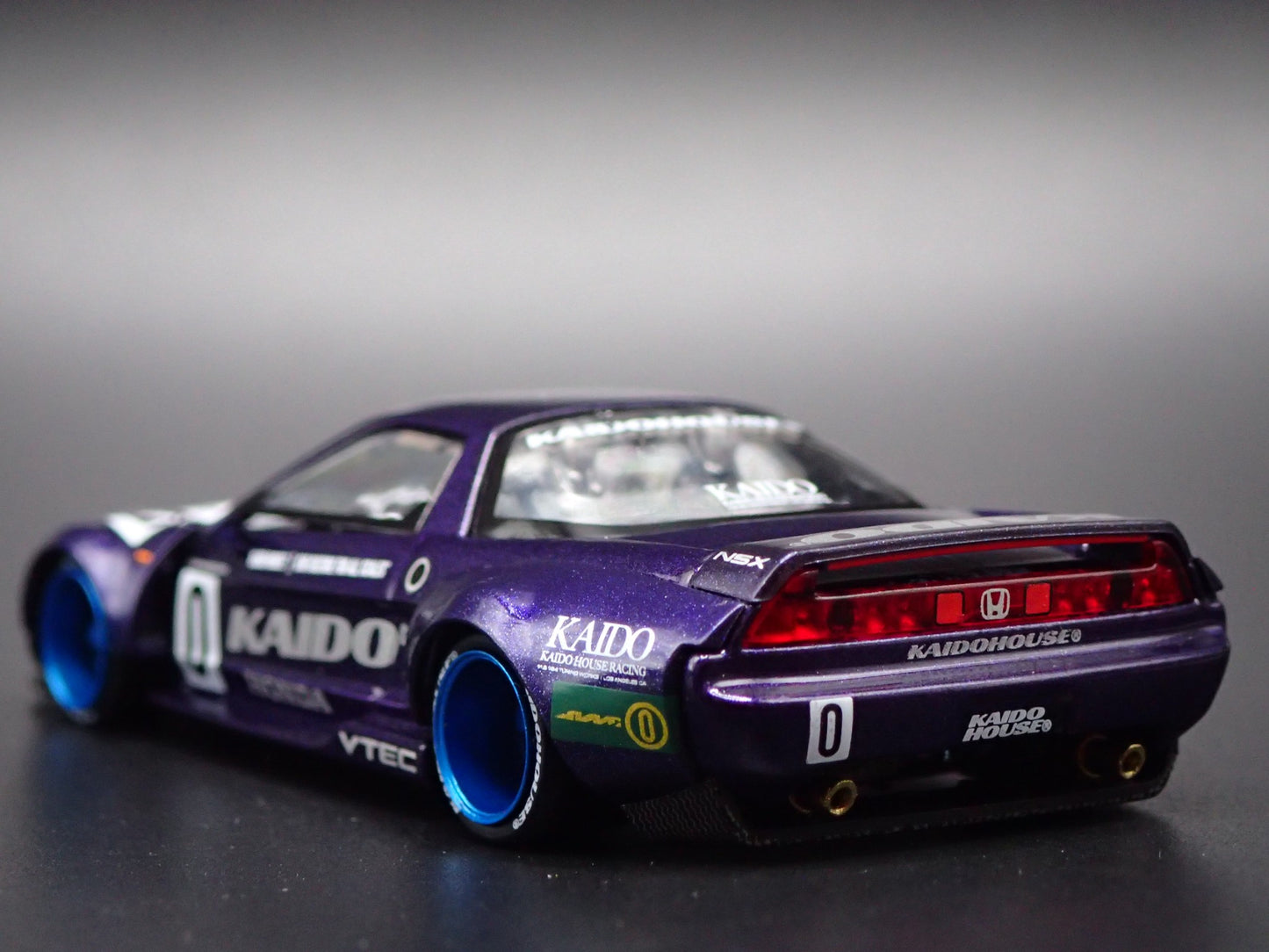 HONDA NSX KAIDO HOUSE RACING V2 PURPLE 1:64 SCALE COLLECTIBLE DIECAST MODEL CAR