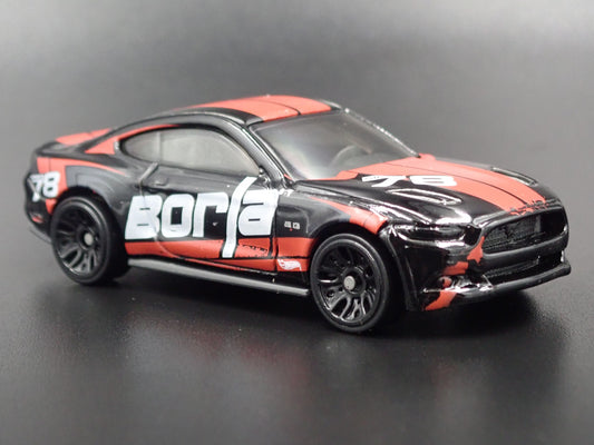 2015-2023 FORD MUSTANG GT BORLA 1:64 SCALE COLLECTIBLE DIORAMA DIECAST MODEL CAR