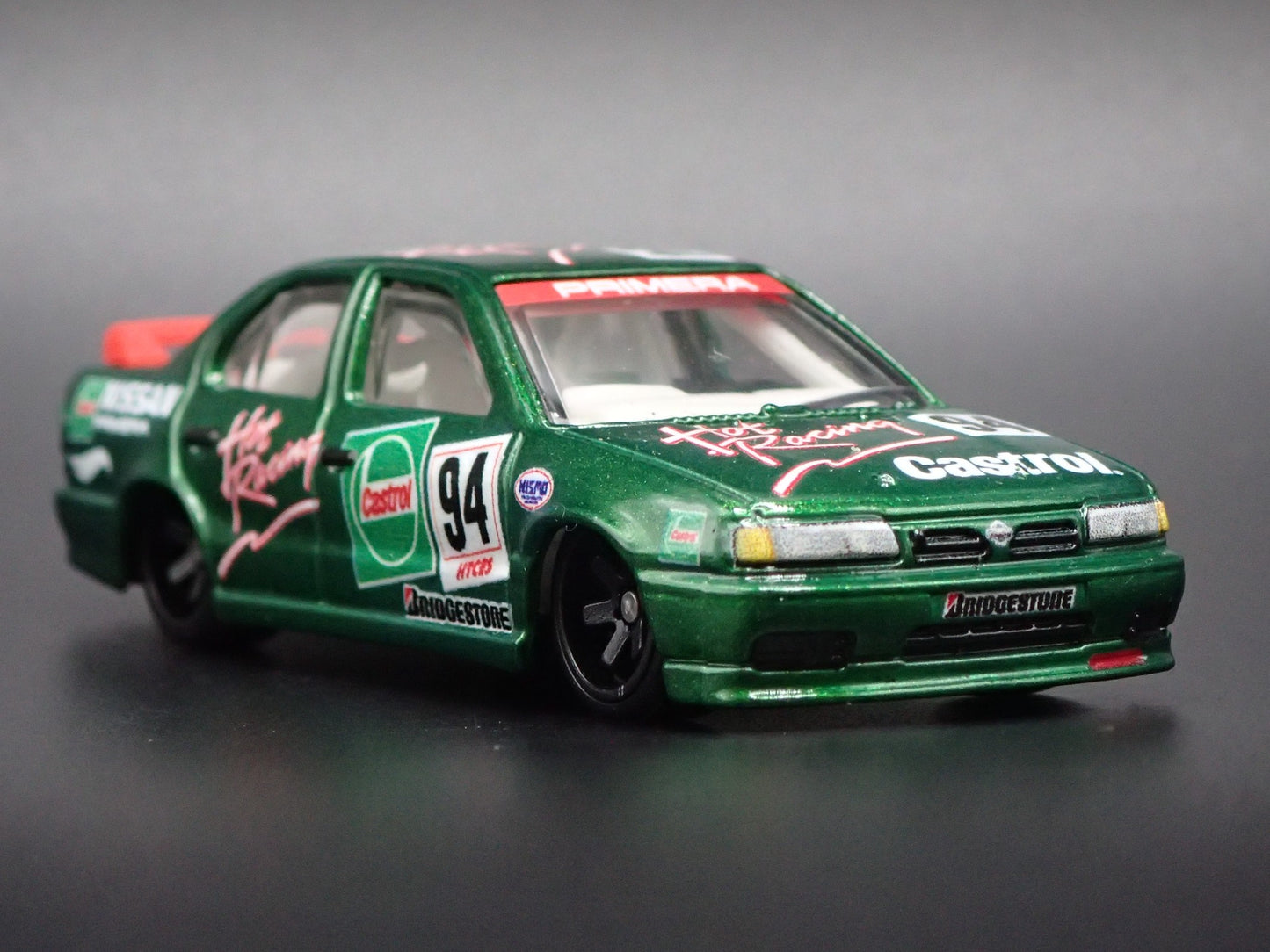 1990-1996 NISSAN PRIMERA JDM GREEN 1:64 SCALE COLLECTIBLE DIECAST MODEL CAR