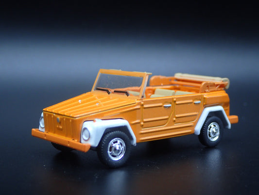 VOLKSWAGEN THING TYPE 181 HITCH ORANGE 1:64 SCALE COLLECTIBLE DIECAST MODEL CAR