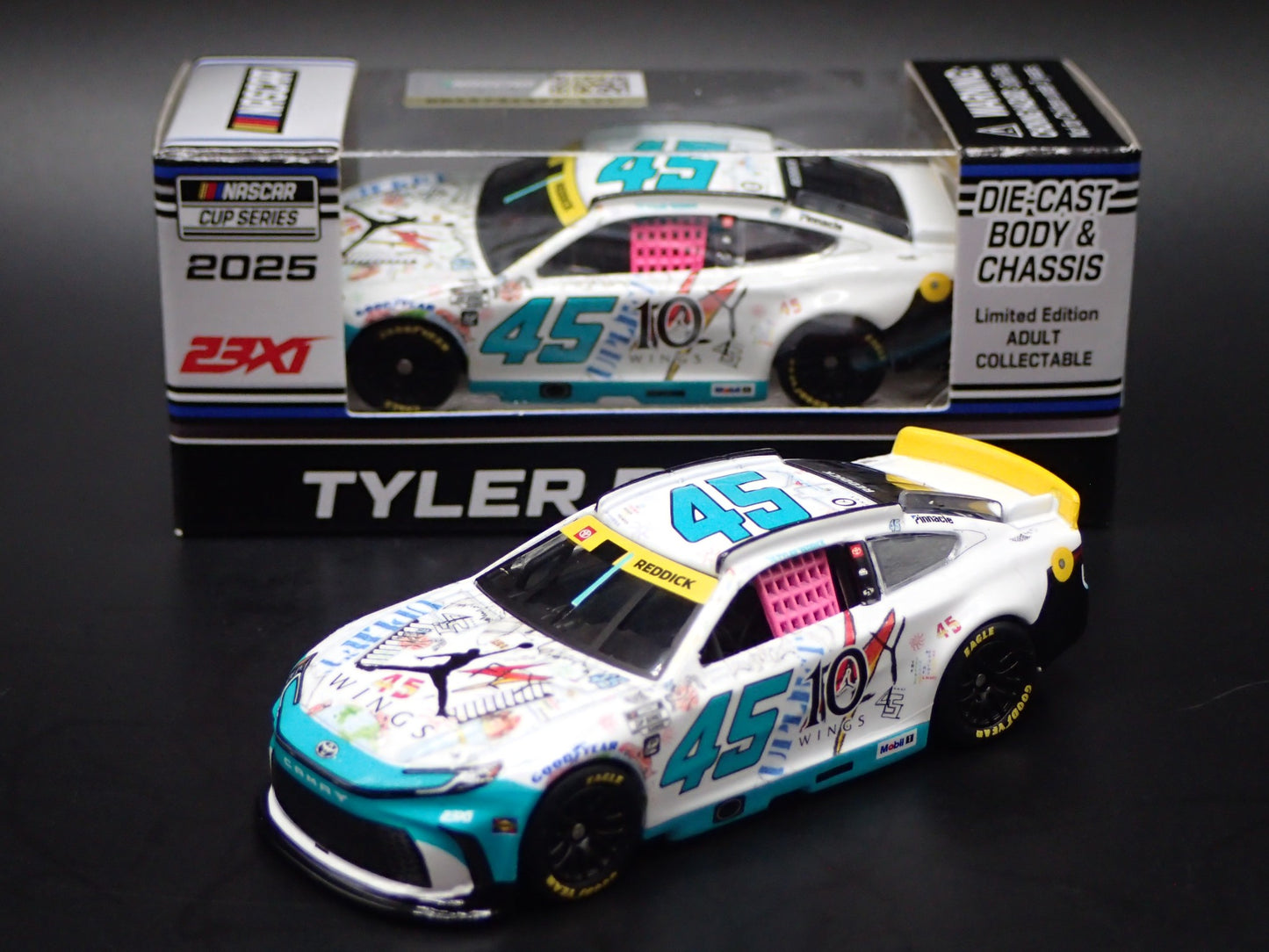 2025 25 TOYOTA CAMRY 45 TYLER REDDICK JORDAN BRAND NASCAR 1:64 DIECAST MODEL CAR