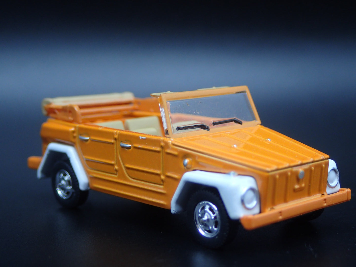 VOLKSWAGEN THING TYPE 181 HITCH ORANGE 1:64 SCALE COLLECTIBLE DIECAST MODEL CAR