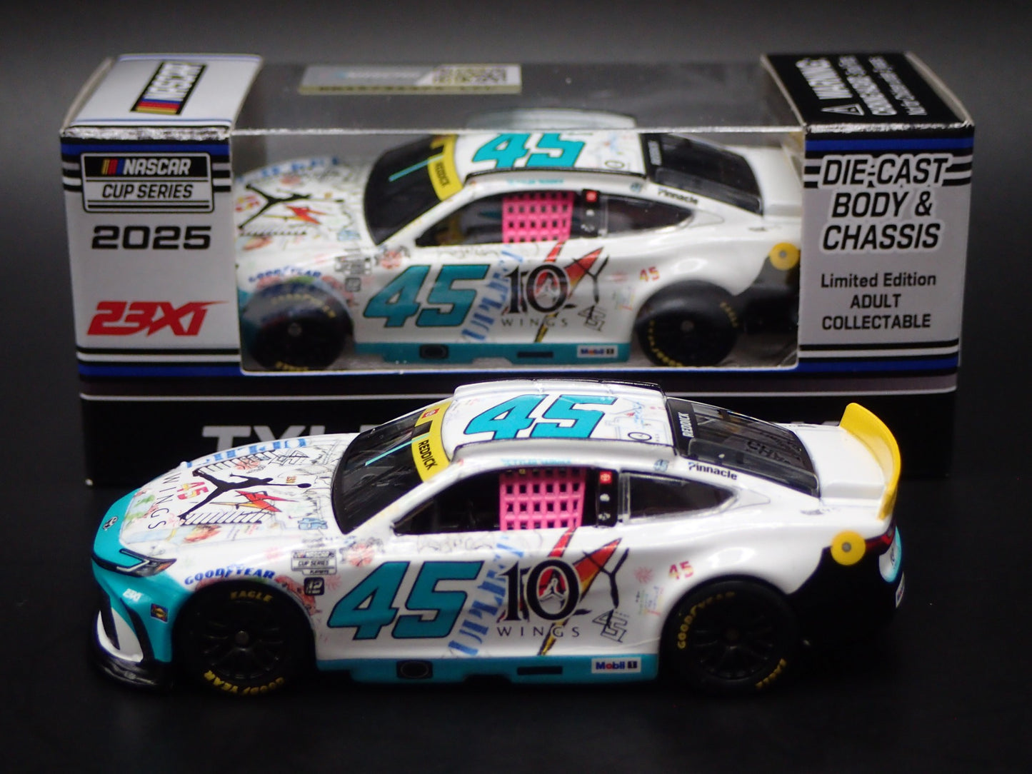 2025 25 TOYOTA CAMRY 45 TYLER REDDICK JORDAN BRAND NASCAR 1:64 DIECAST MODEL CAR