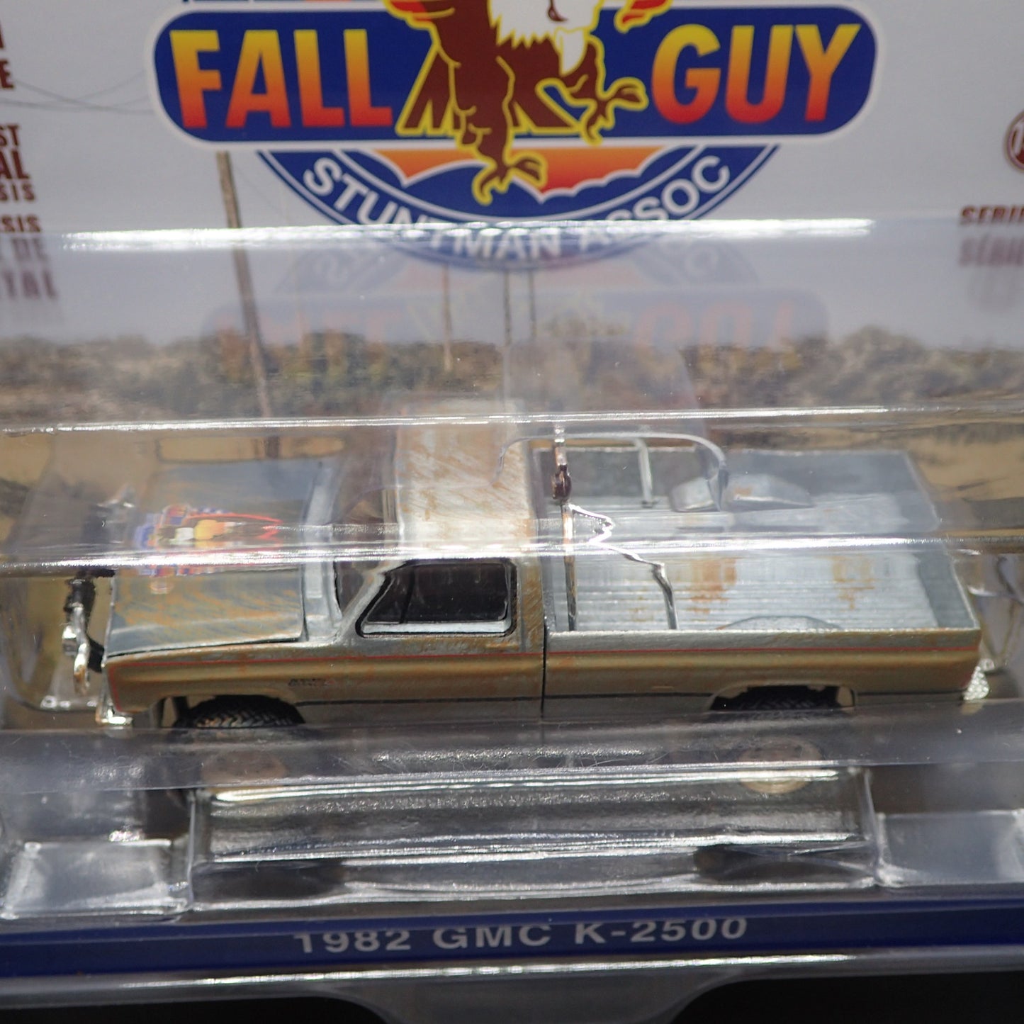 2026 GREENLIGHT GN MACHINE RAW CHASE 1982 GMC K2500 MUDDY FALL GUY HOLLYWOOD 26