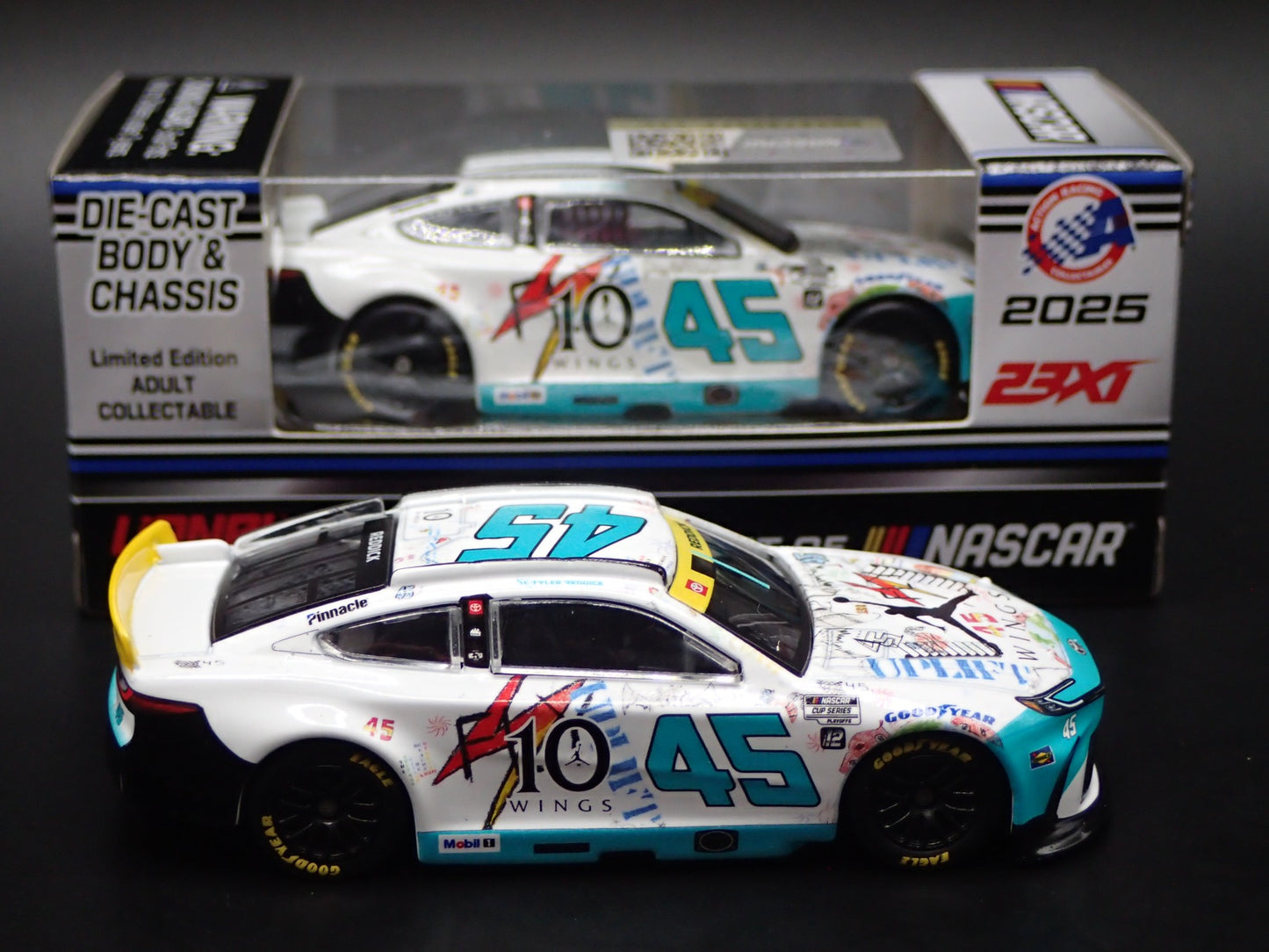2025 25 TOYOTA CAMRY 45 TYLER REDDICK JORDAN BRAND NASCAR 1:64 DIECAST MODEL CAR