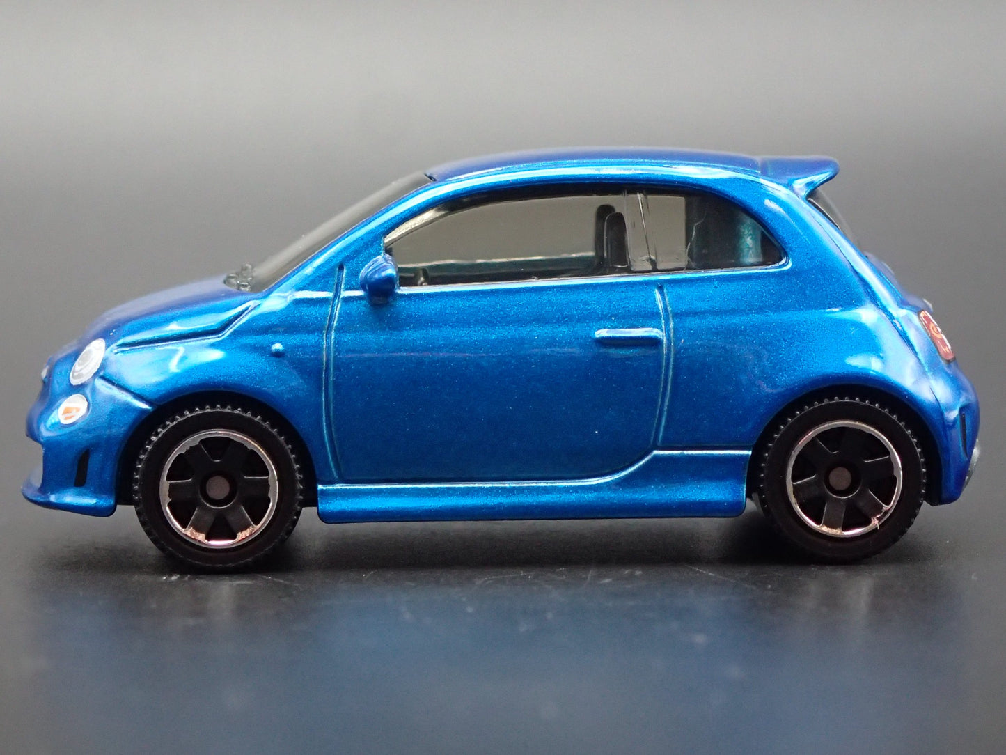 2007-2025 FIAT 500 TURBO BLUE 1/64 SCALE COLLECTIBLE DIORAMA DIECAST MODEL CAR