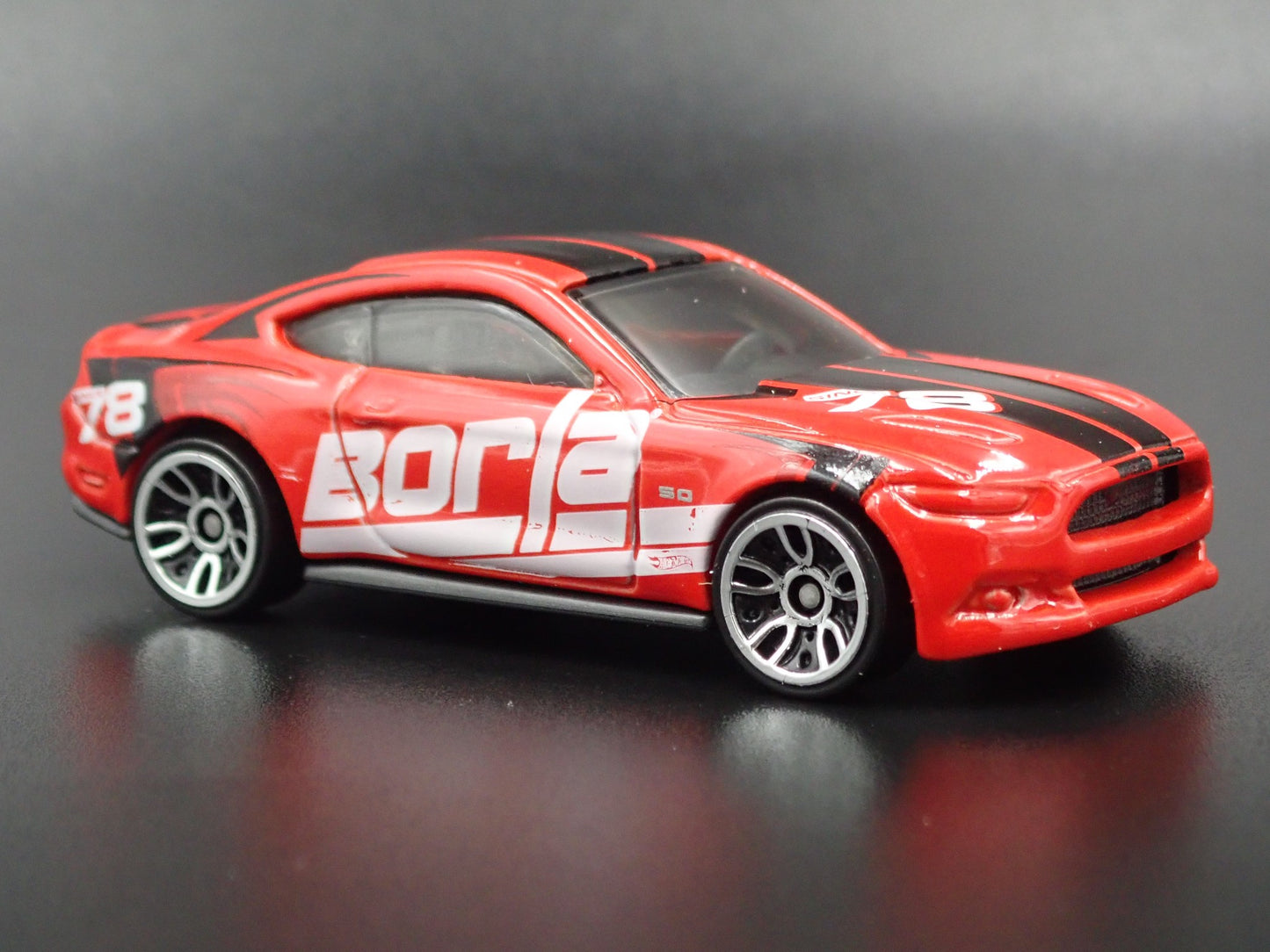 2015-2023 FORD MUSTANG GT BORLA 1:64 SCALE COLLECTIBLE DIORAMA DIECAST MODEL CAR