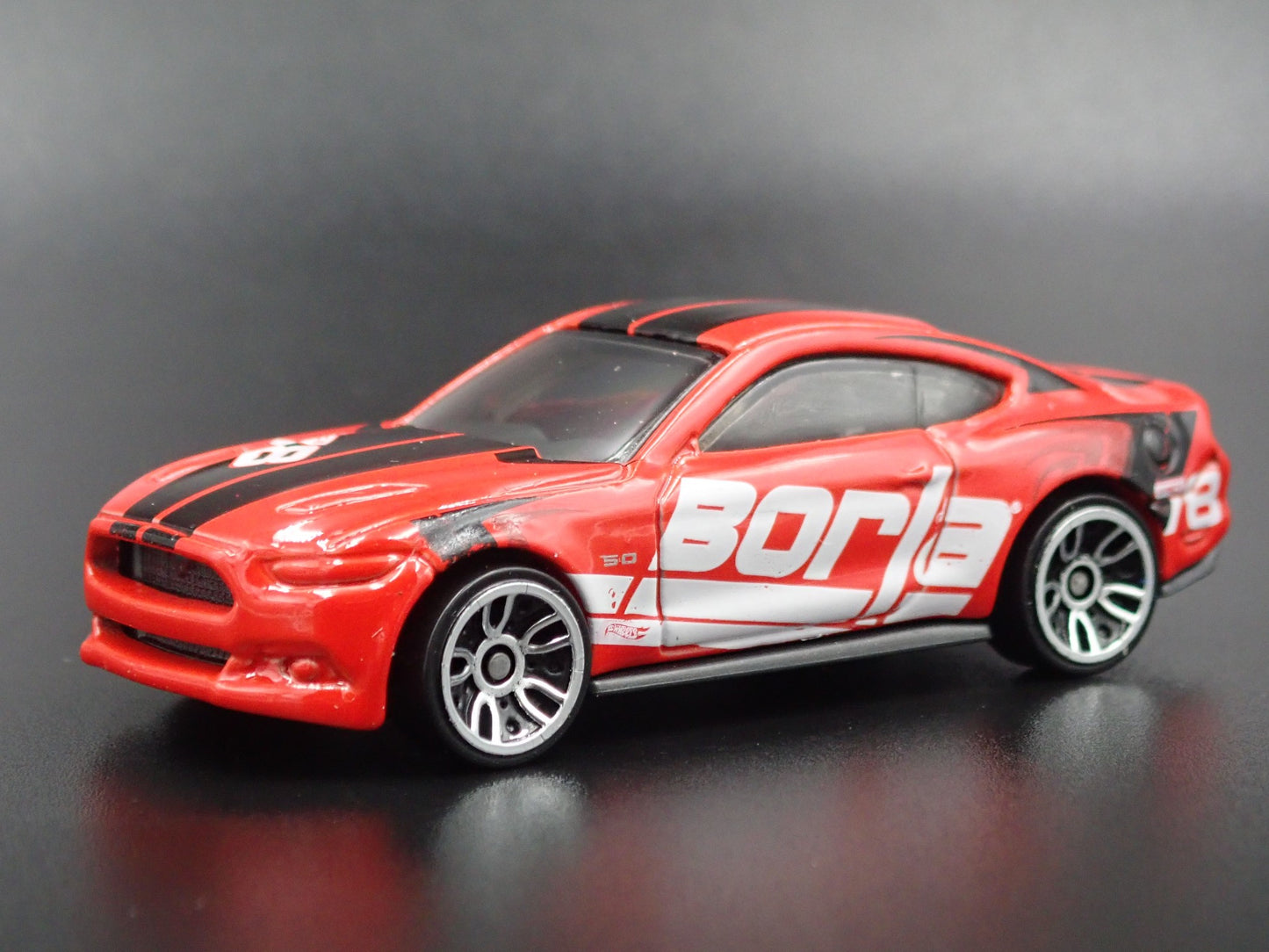 2015-2023 FORD MUSTANG GT BORLA 1:64 SCALE COLLECTIBLE DIORAMA DIECAST MODEL CAR