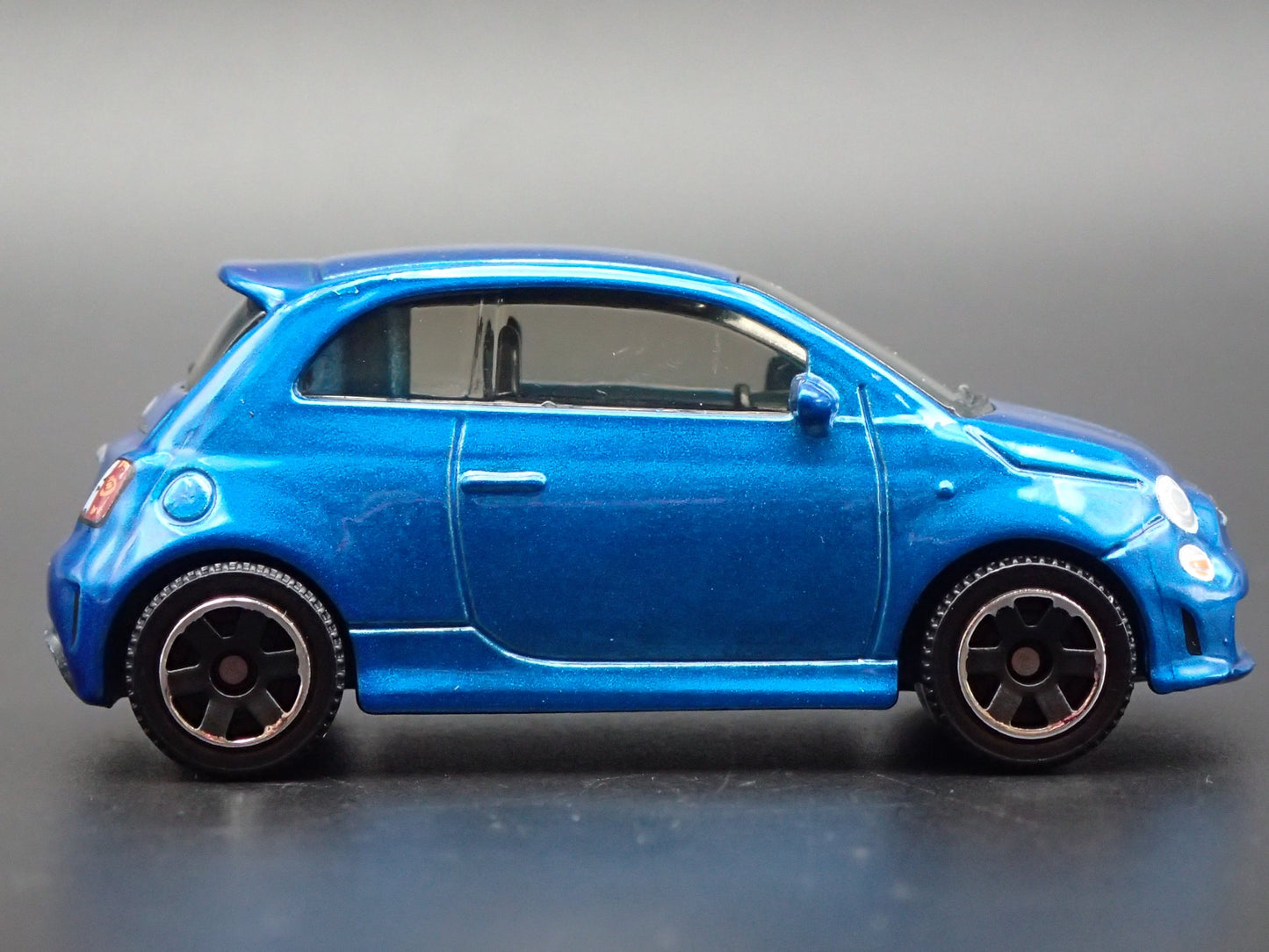 2007-2025 FIAT 500 TURBO BLUE 1/64 SCALE COLLECTIBLE DIORAMA DIECAST MODEL CAR