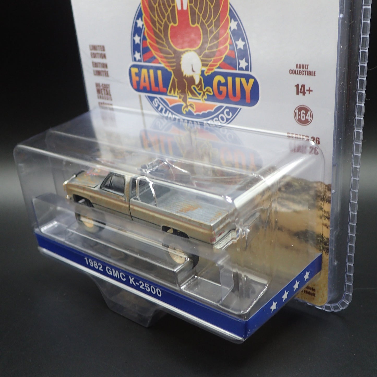2026 GREENLIGHT GN MACHINE RAW CHASE 1982 GMC K2500 MUDDY FALL GUY HOLLYWOOD 26