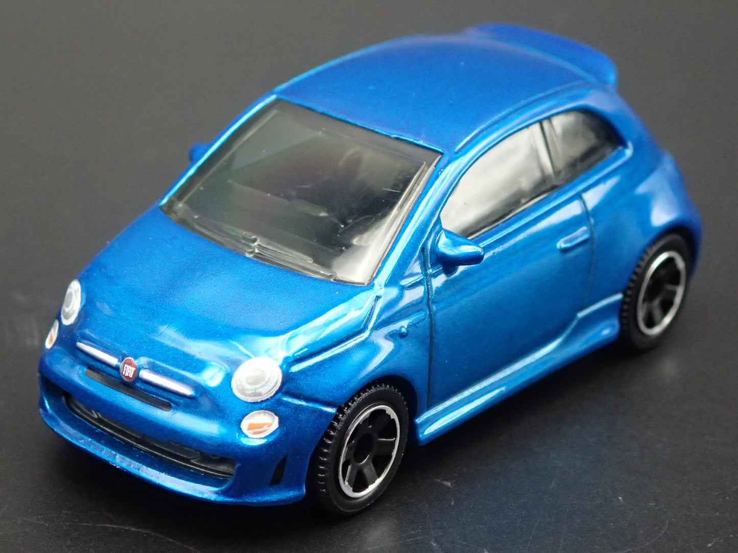 2007-2025 FIAT 500 TURBO BLUE 1/64 SCALE COLLECTIBLE DIORAMA DIECAST MODEL CAR