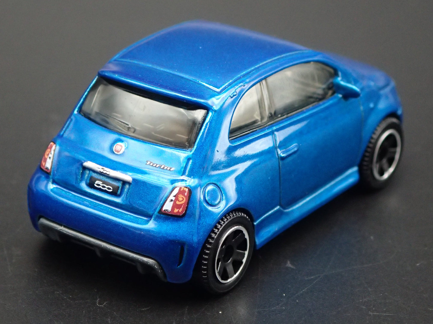 2007-2025 FIAT 500 TURBO BLUE 1/64 SCALE COLLECTIBLE DIORAMA DIECAST MODEL CAR