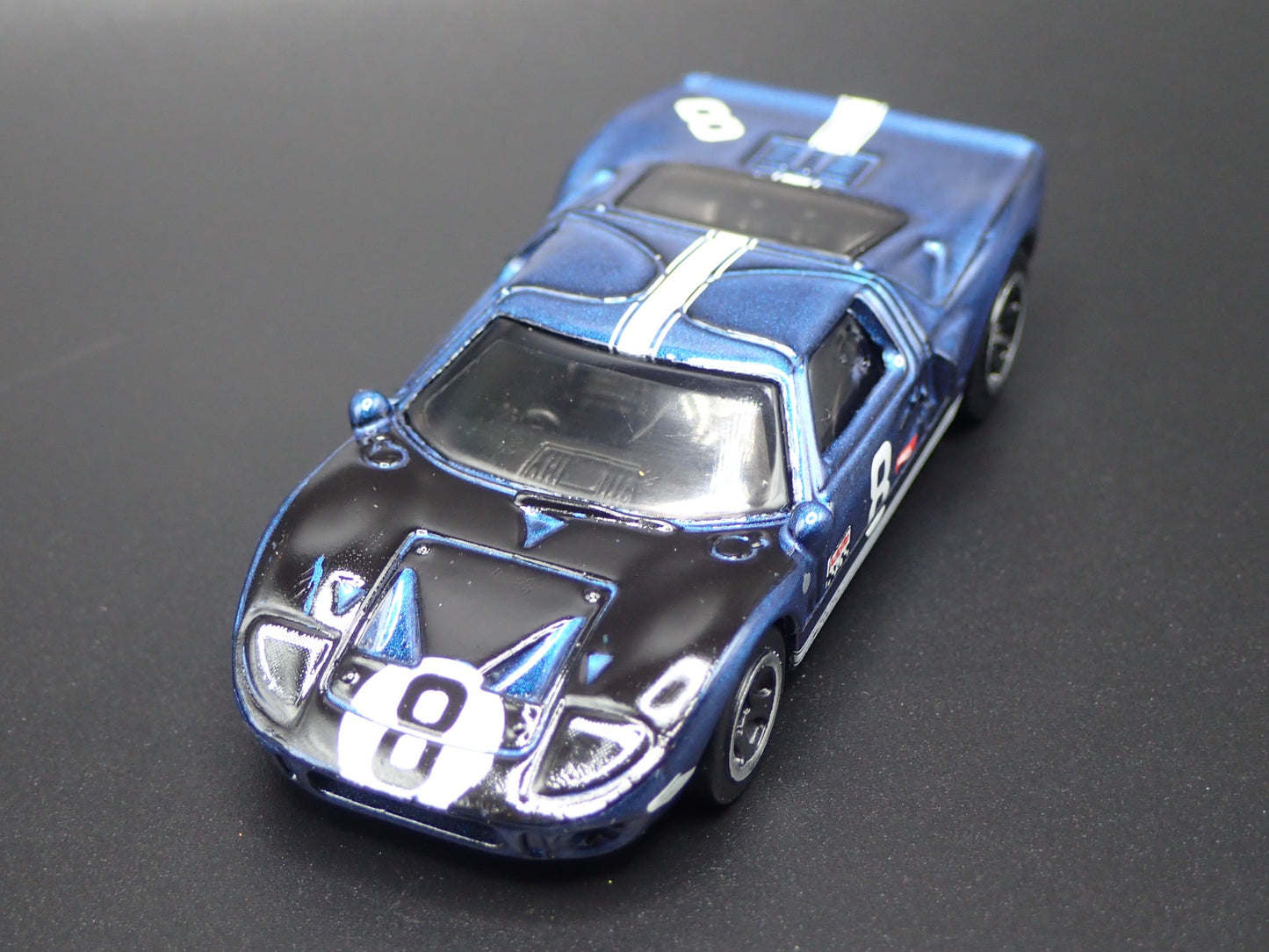 1965 65 FORD GT40 BLUE 1:64 SCALE LIMITED COLLECTIBLE DIORAMA DIECAST MODEL CAR